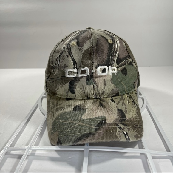 Camo baseball cap CO-OP Camouflage hat cotton adjustable strap Animal Nutrition - Picture 11 of 14